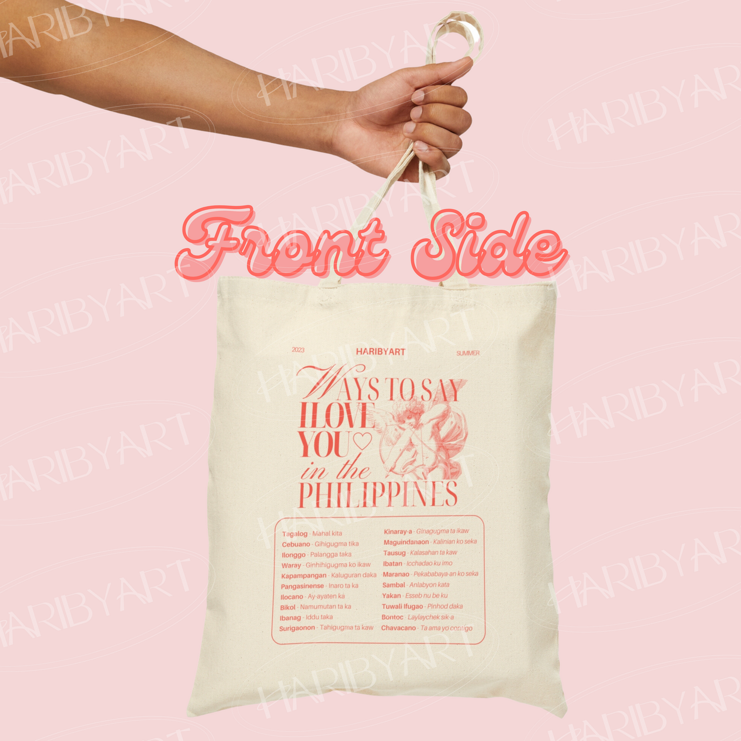 Ways to Say I Love You in the Philippines Tote Bag (2)