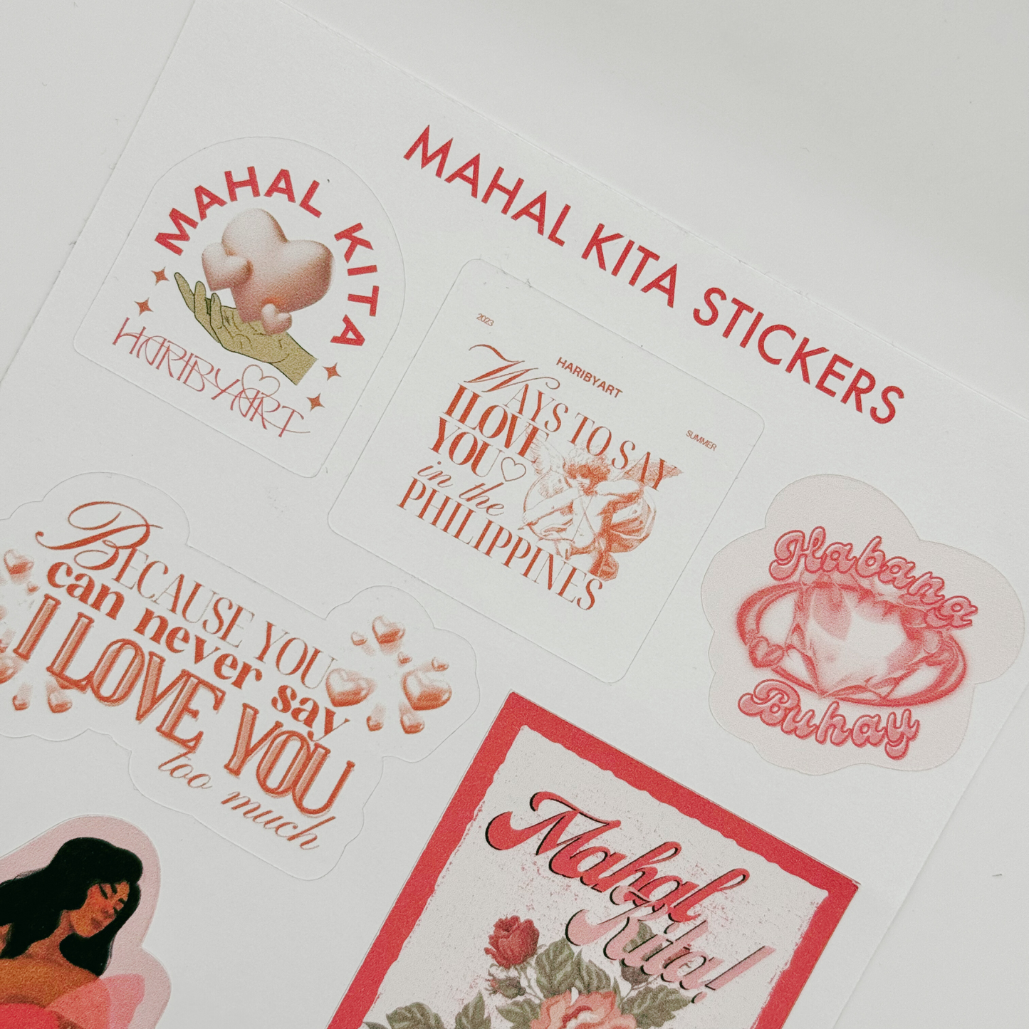 Mahal Kita Sticker Sheet