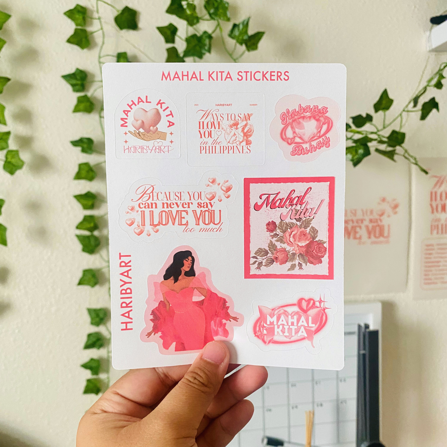 Mahal Kita Sticker Sheet