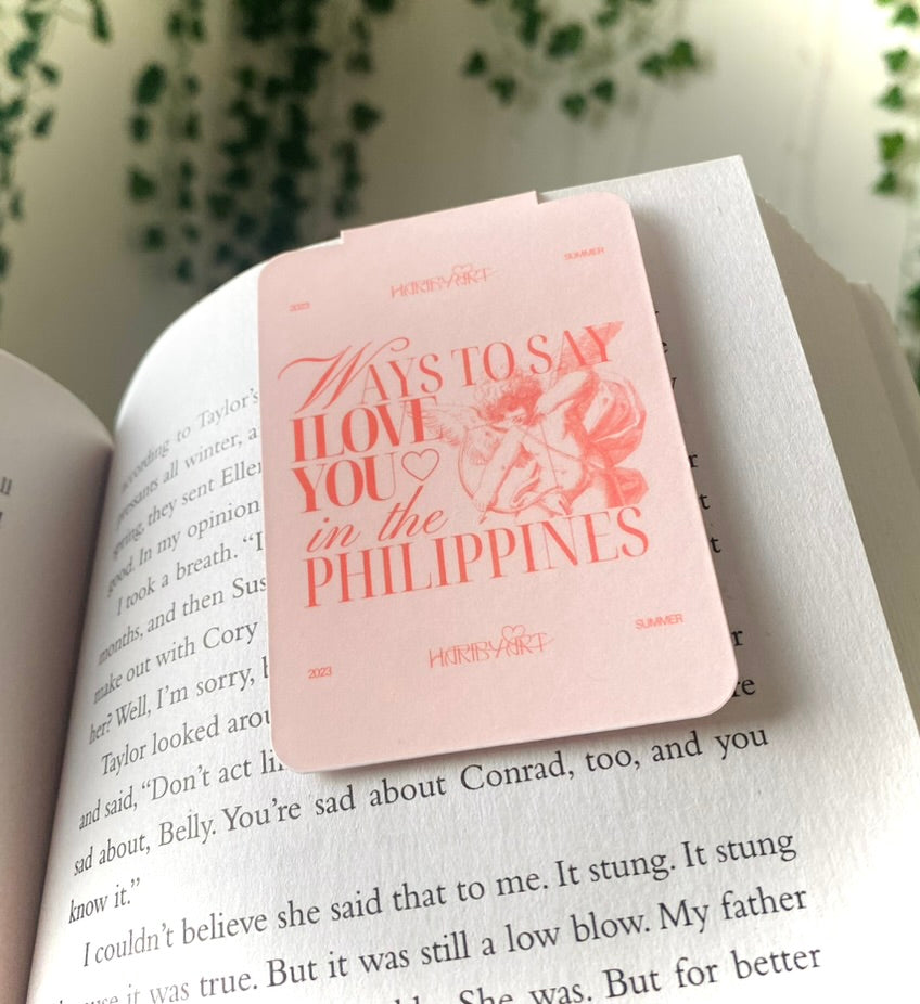 Ways to Say I Love You in the Philippines Magnetic Bookmark