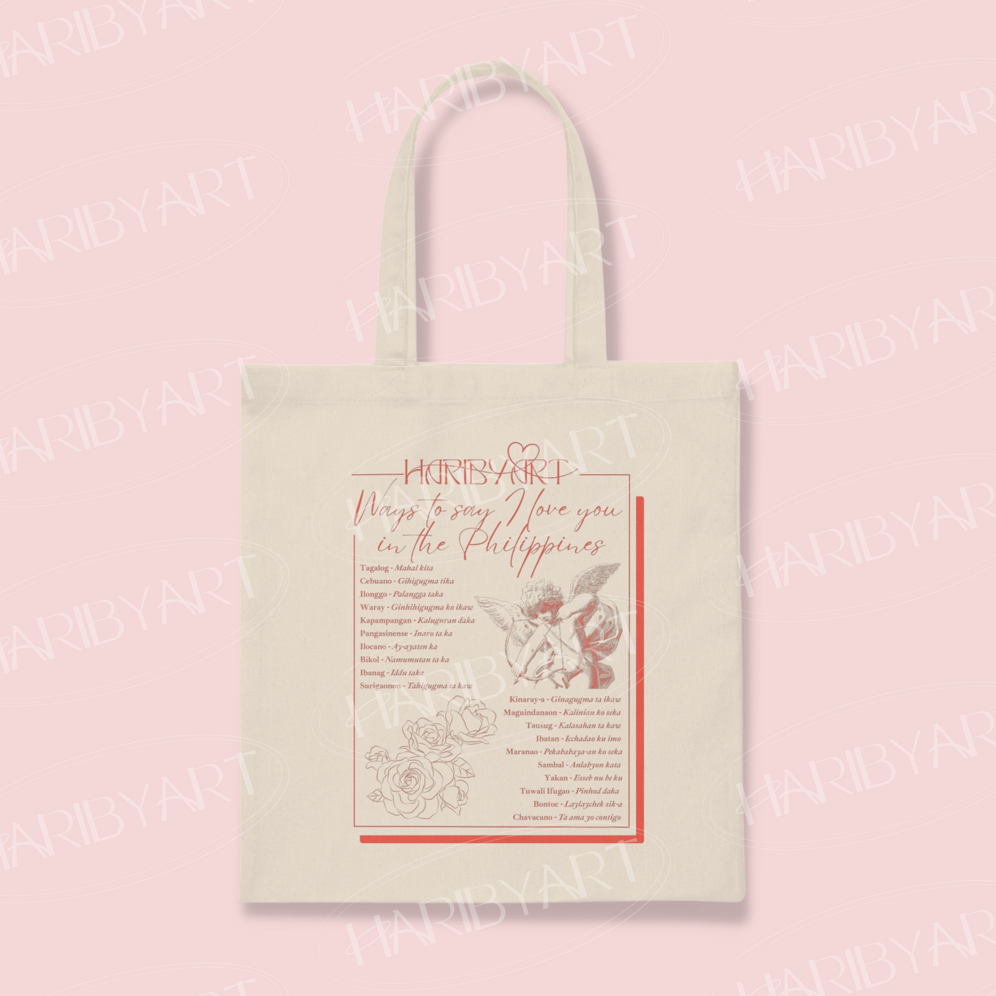 Ways to Say I Love You in the Philippines Tote Bag (1)