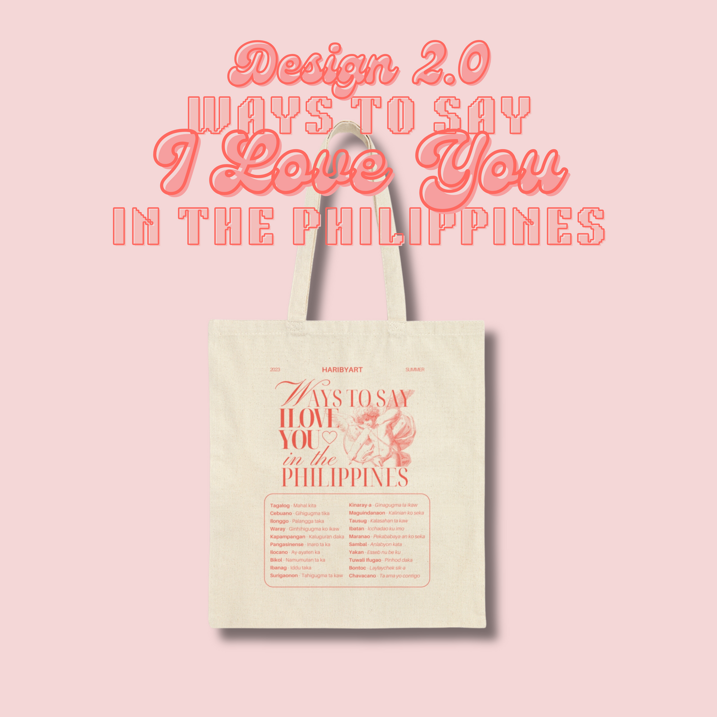 Ways to Say I Love You in the Philippines Tote Bag (2)