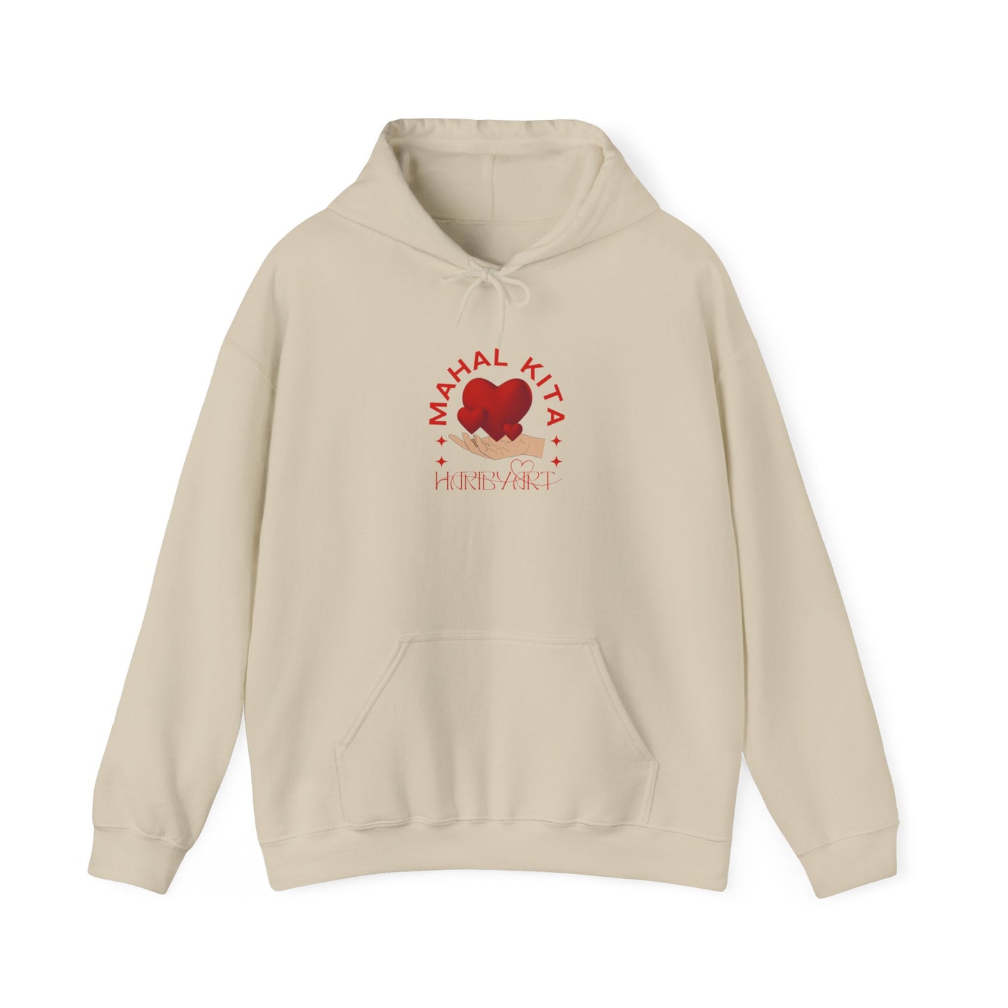 Sand Ways to Say I Love You in the Philippines Hoodie | Original Design