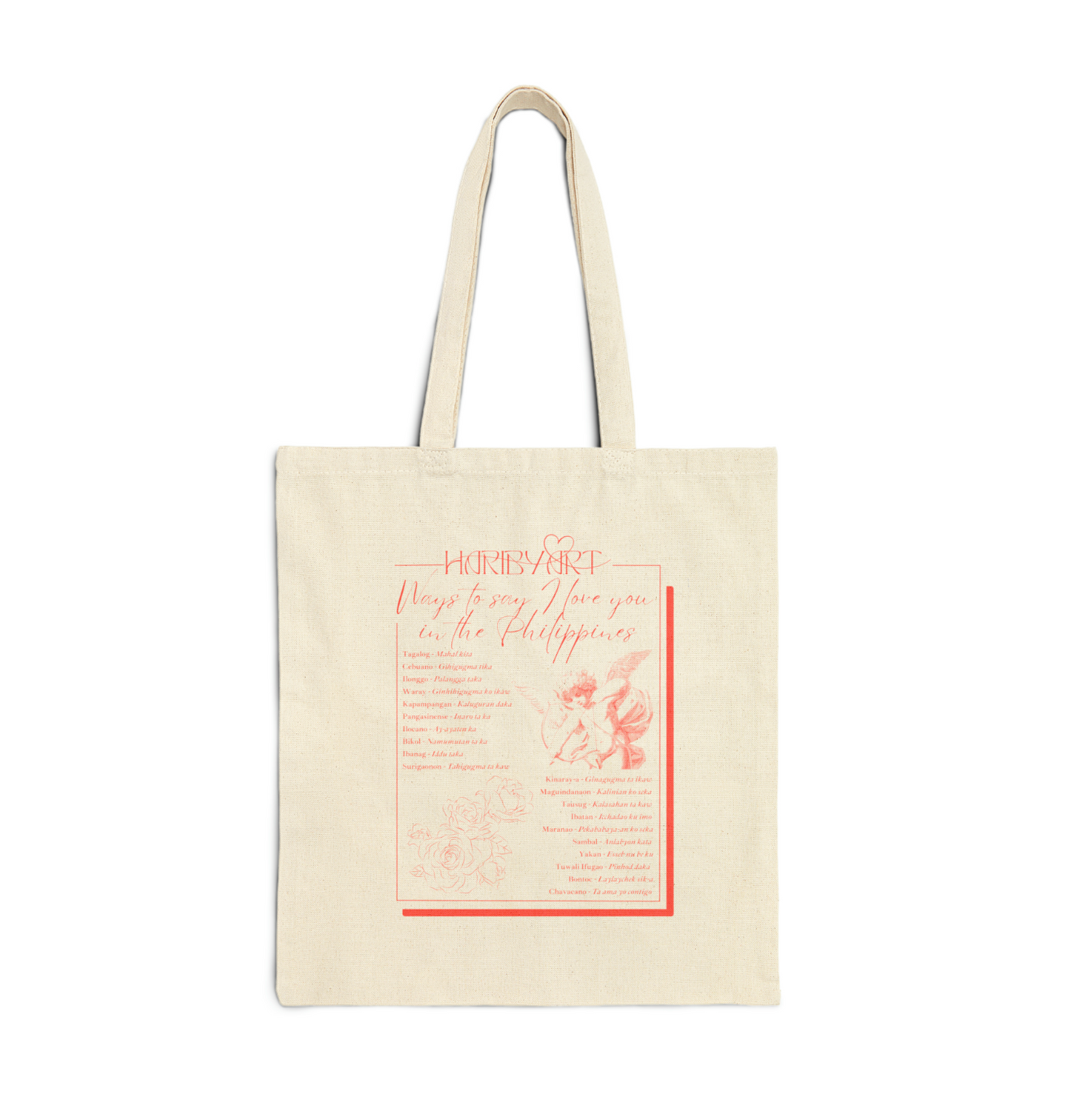 Ways to Say I Love You in the Philippines Tote Bag (1)