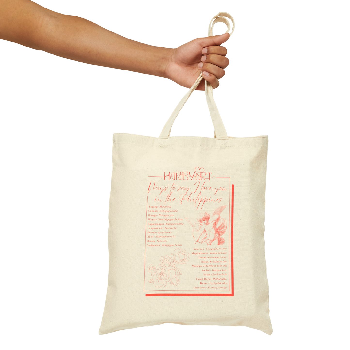 Ways to Say I Love You in the Philippines Tote Bag (1)