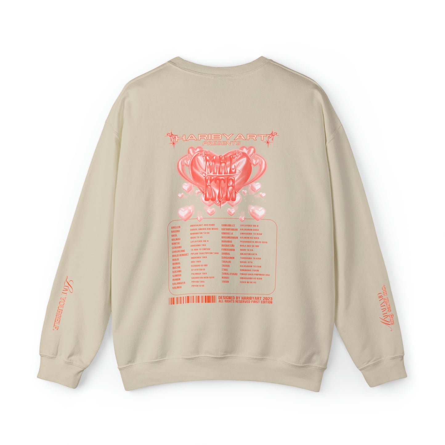 Sand MHL KTA Sweatshirt | Ways to Say I Love You in the Philippines