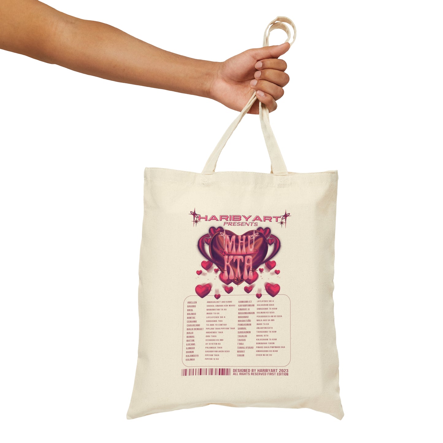 Purple MHL KTA Tote Bag | Ways to Say I Love You in the Philippines