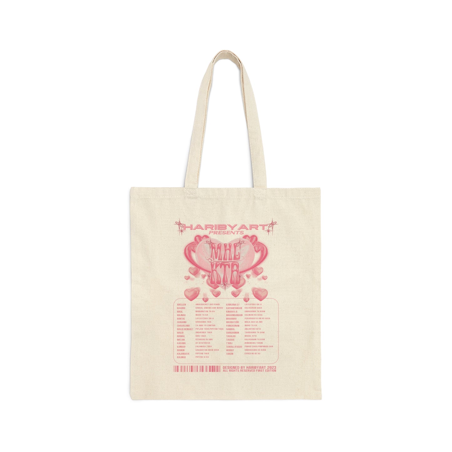 Pink MHL KTA Tote Bag | Ways to Say I Love You in the Philippines