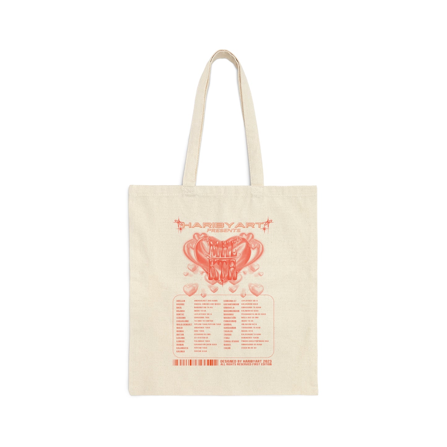 Orange MHL KTA Tote Bag | Ways to Say I Love You in the Philippines