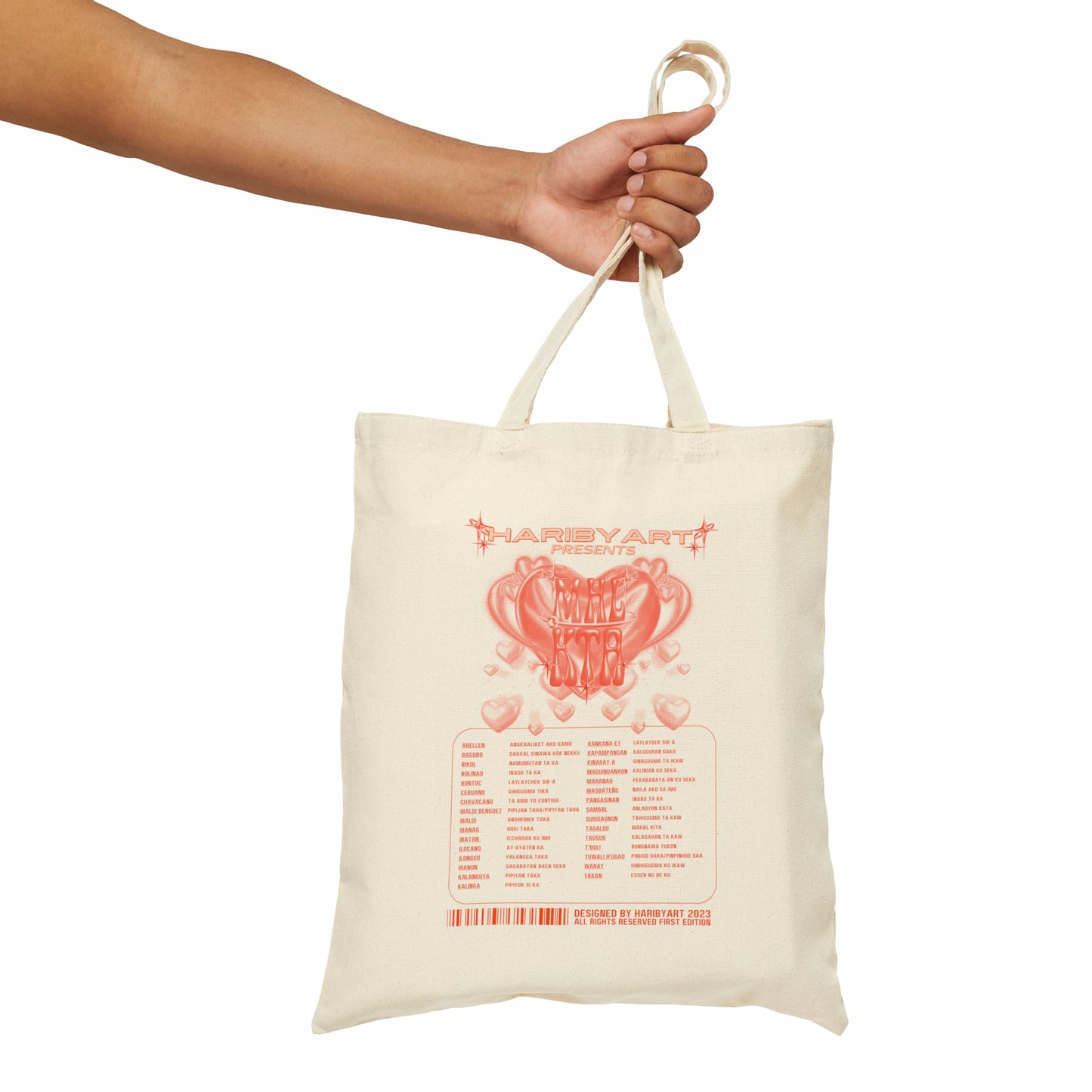 Orange MHL KTA Tote Bag | Ways to Say I Love You in the Philippines